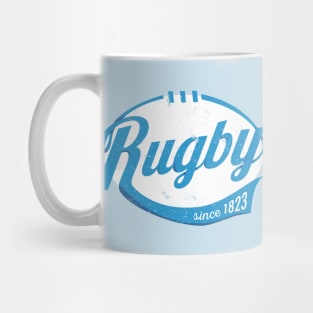 Cool rugby logo type distressed Mug